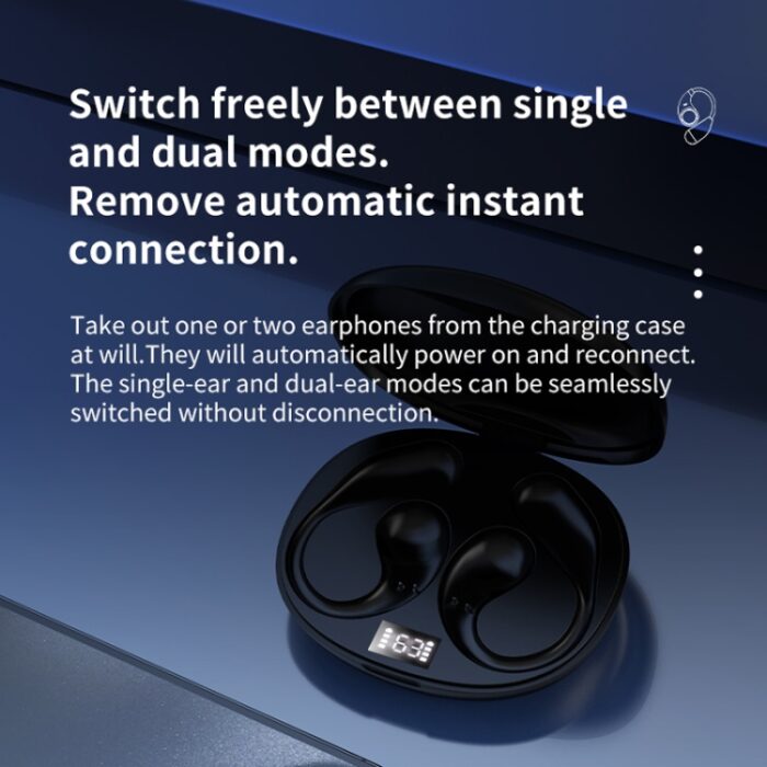 Open-Ear Hanging Wireless Earbuds, Bluetooth 5.4, 14.2 mm Drivers - Image 6