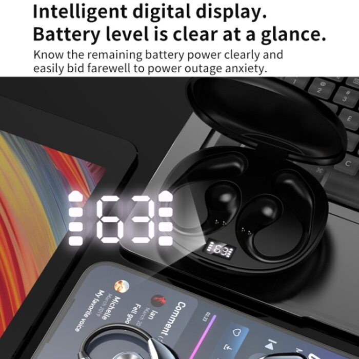 Open-Ear Hanging Wireless Earbuds, Bluetooth 5.4, 14.2 mm Drivers - Image 10