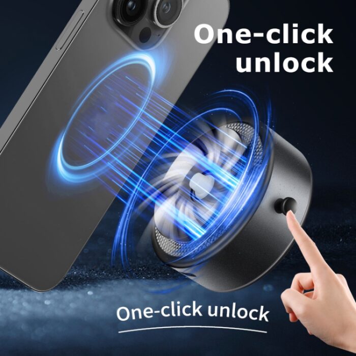 AIMITE M8 Vacuum Suction Magnetic Car Mount with Wireless Charging - Image 9