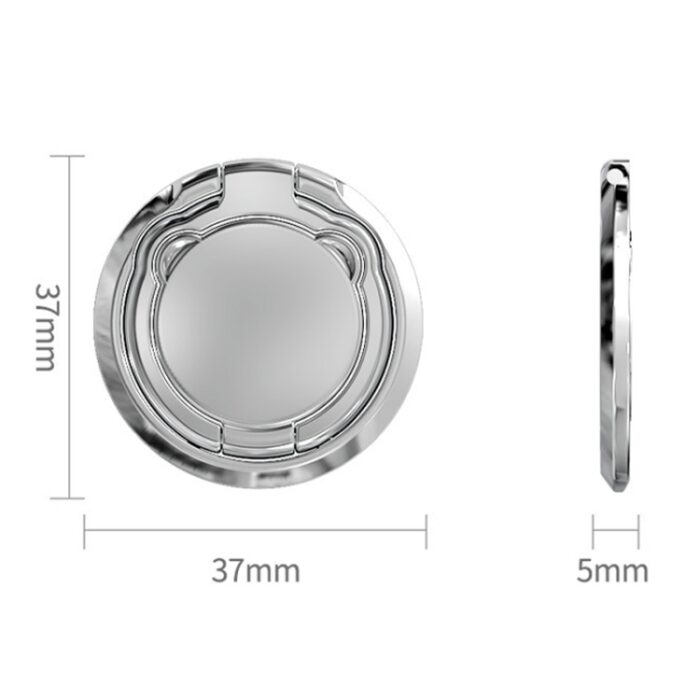 Folding Finger Ring Phone Holder and Desk Stand, 360-Degree - Image 4