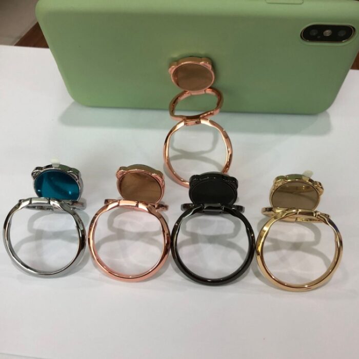 Folding Finger Ring Phone Holder and Desk Stand, 360-Degree - Image 9