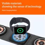 3-in-1 Foldable Magnetic Wireless Charger, Portable 15W - Image 5