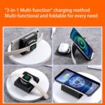 3-in-1 Foldable Magnetic Wireless Charger, Portable 15W - Image 6