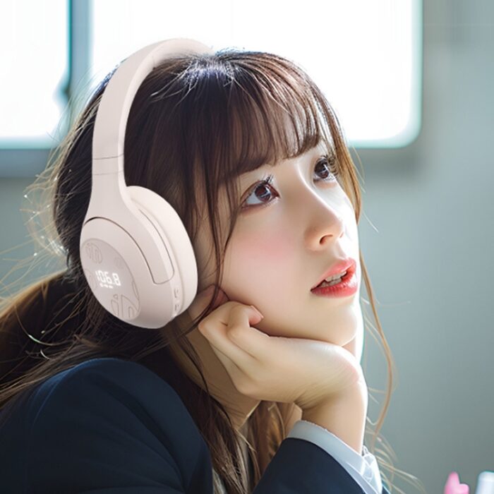Inphic H1S Bluetooth Headphones with FM Radio, 12h Battery - Image 2