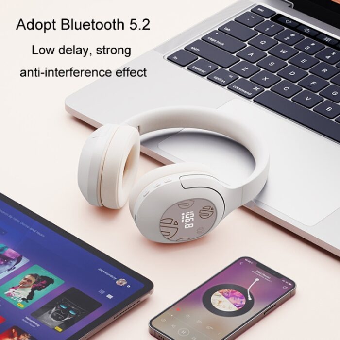 Inphic H1S Bluetooth Headphones with FM Radio, 12h Battery - Image 7