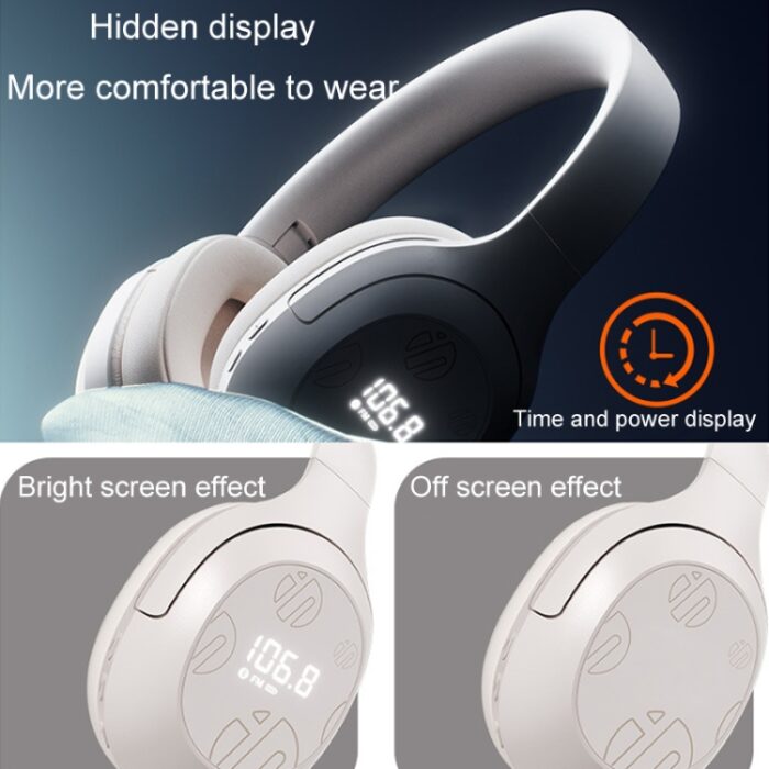 Inphic H1S Bluetooth Headphones with FM Radio, 12h Battery - Image 8