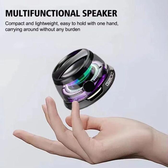 G200 Magnetic Mini Bluetooth Speaker, RGB Lights, TWS, 6h - Image 4