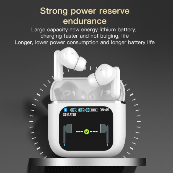 Touchscreen Case Wireless Earbuds, ANC and ENC, Bluetooth 5.4 - Image 5