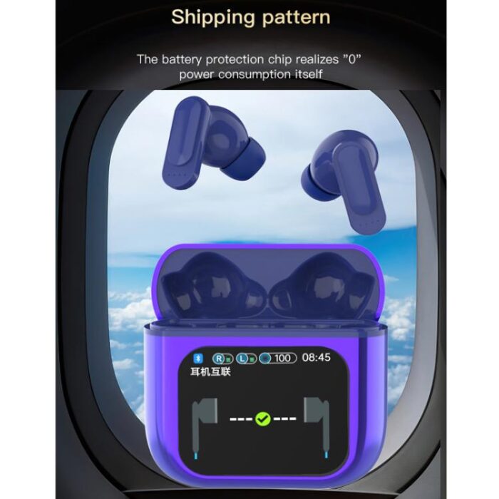 Touchscreen Case Wireless Earbuds, ANC and ENC, Bluetooth 5.4 - Image 10