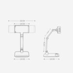 Adjustable Desktop Stand for Phones, Tablets and Monitors up to 17.3 inch - Image 7