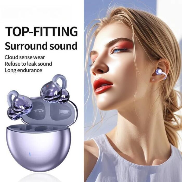 M300 Invisible Clip-On Earbuds with ANC, 3.2 g, Titanium Bridge - Image 2