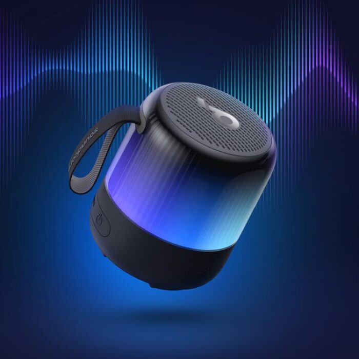 Anker Soundcore Glow Mini Bluetooth Speaker, IP67, 12h, Neon Lights - Image 2