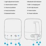 Anker Soundcore Glow Mini Bluetooth Speaker, IP67, 12h, Neon Lights - Image 11