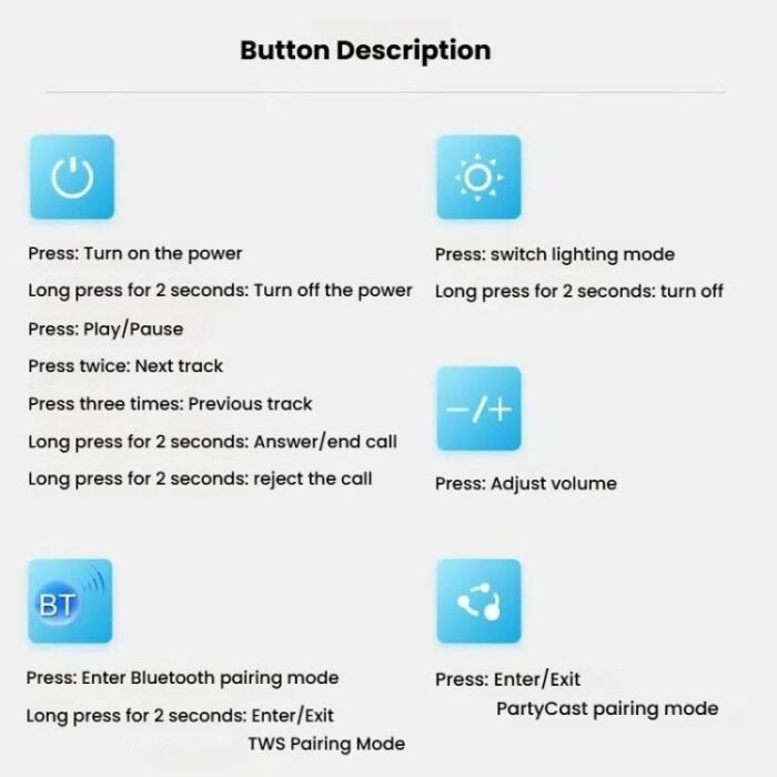 Anker Soundcore Glow Mini Bluetooth Speaker, IP67, 12h, Neon Lights - Image 12