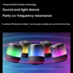 Anker Soundcore Glow Mini Bluetooth Speaker, IP67, 12h, Neon Lights - Image 4