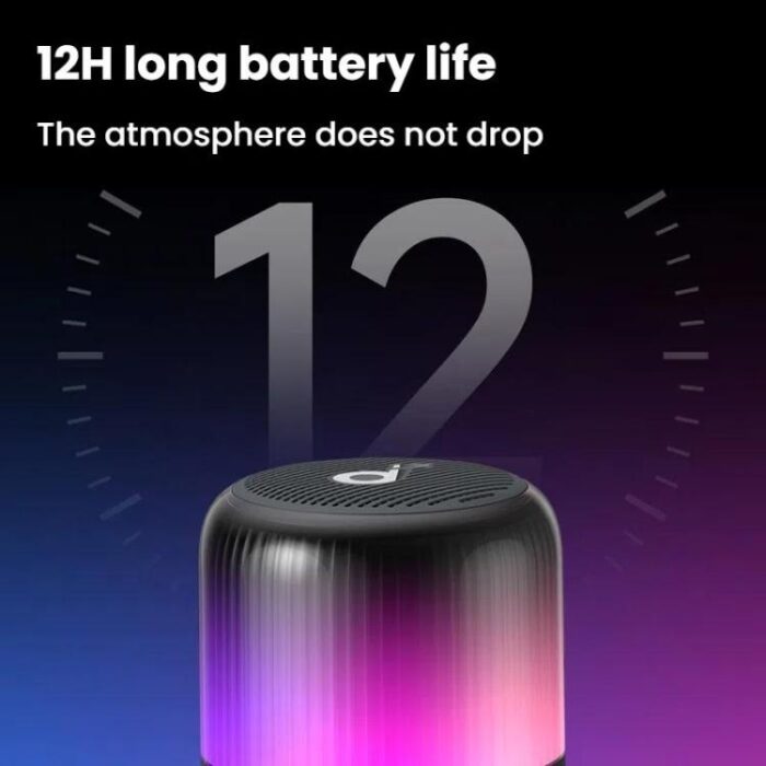 Anker Soundcore Glow Mini Bluetooth Speaker, IP67, 12h, Neon Lights - Image 7