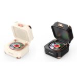 AVWOO A17 Retro Record Player Style Bluetooth Speaker with Lights - Image 2