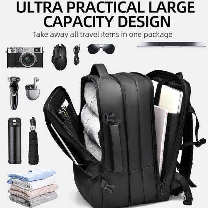 WEIXIER B759 Simple Expandable Men Shoulder Bag - Image 3