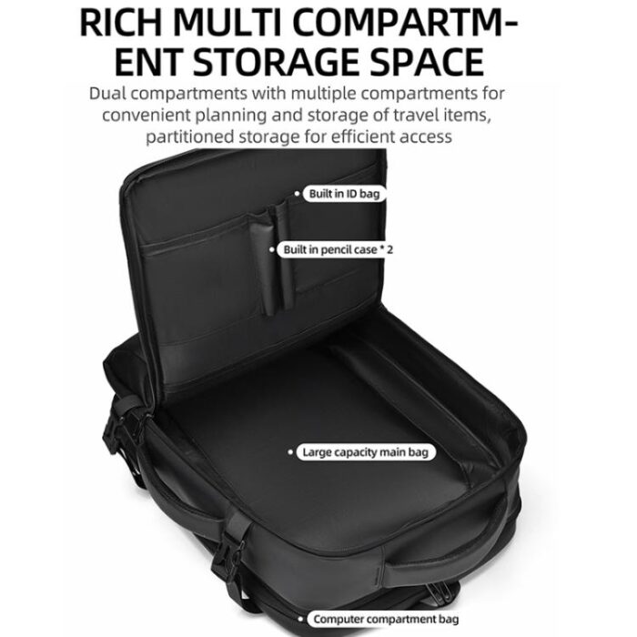 WEIXIER B759 Simple Expandable Men Shoulder Bag - Image 6