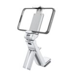 Mini Travel Phone Stand, Adjustable Rotating Folding Clip