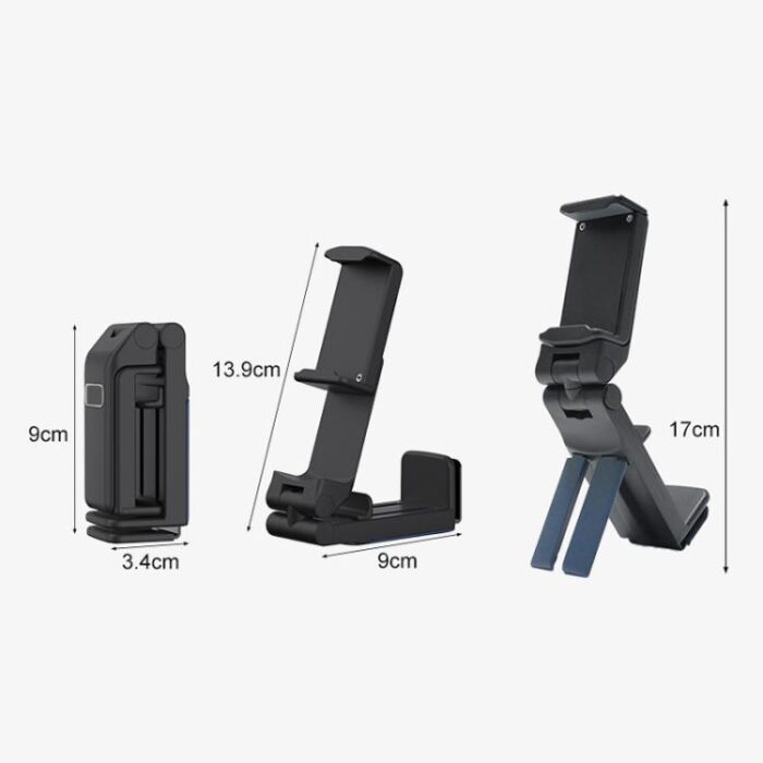 Mini Travel Phone Stand, Adjustable Rotating Folding Clip - Image 11