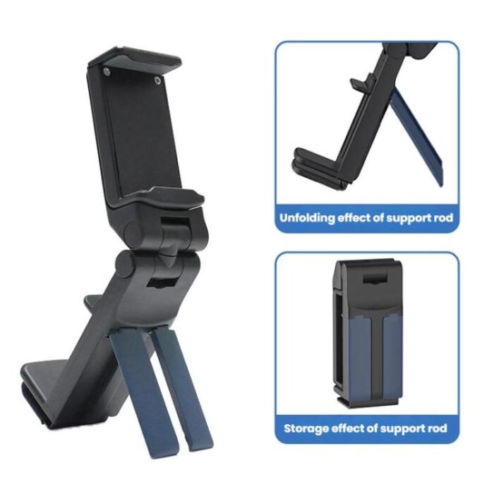 Mini Travel Phone Stand, Adjustable Rotating Folding Clip - Image 5