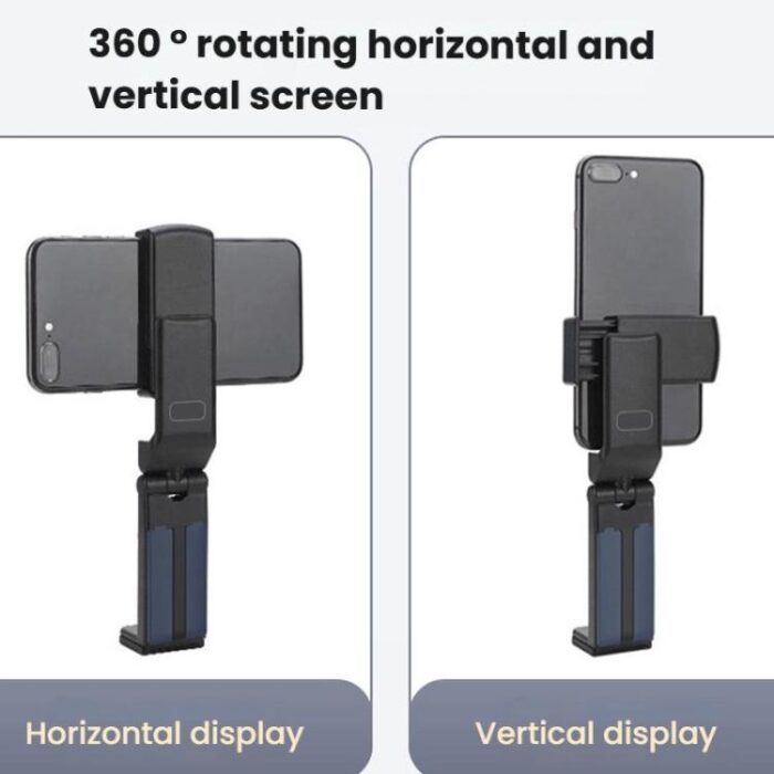 Mini Travel Phone Stand, Adjustable Rotating Folding Clip - Image 7