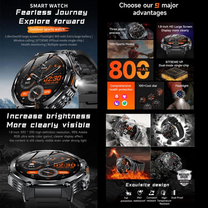 AK82 smartwatch – view 5