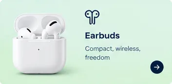 Earbuds: Compact, wireless, freedom