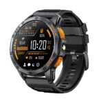 LEMFO K67 smartwatch – Black / Silver Orange