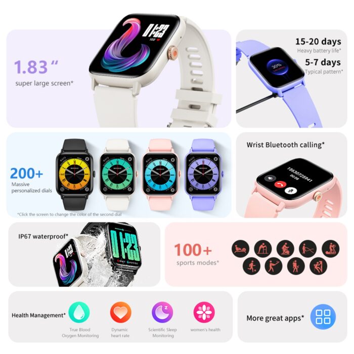 QS13 smartwatch – view 4