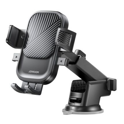 JOYROOM JR-OK6 Mechanical Car Phone Mount, One-Button Lock, 4.7 to 6.8 inch