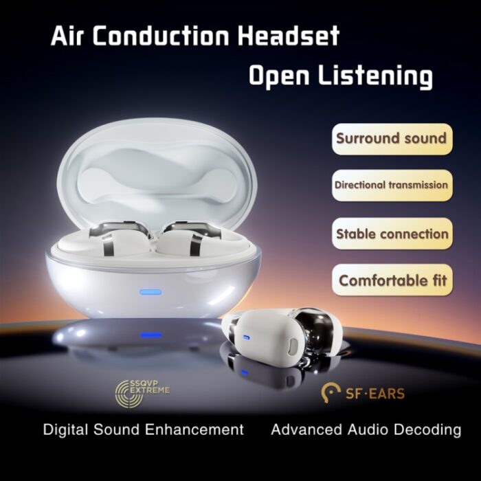 Hileo F16 Open-Ear Sports Earbuds, IPX5, Touch Control - Image 5