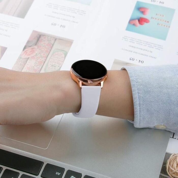 Kalebol 20mm Reverse Buckle Silicone Watch Strap - Image 5