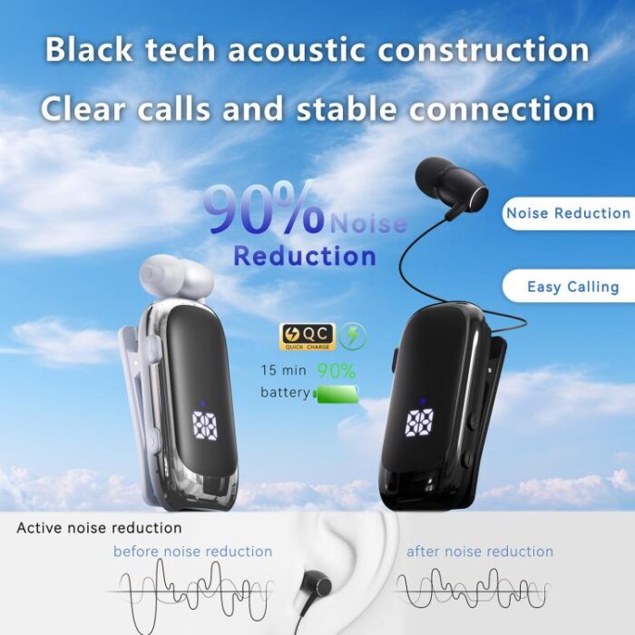 K88 Single-Ear Bluetooth Business Headset, Dual Device, 12h Talk - Image 5
