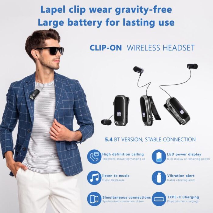 K88 Single-Ear Bluetooth Business Headset, Dual Device, 12h Talk - Image 6