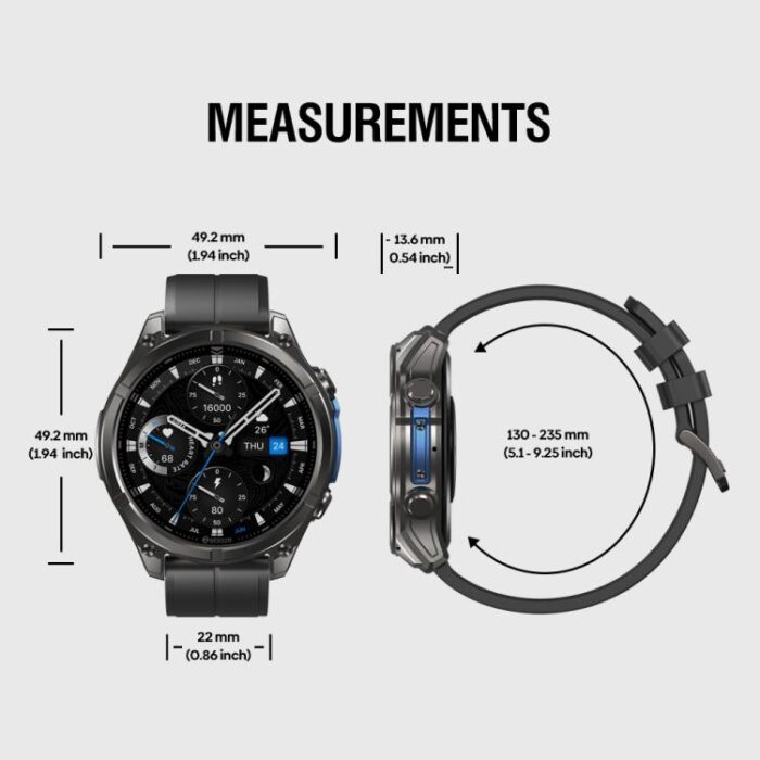 Zeblaze Vibe 8 Rugged Outdoor Smartwatch, 1.43" AMOLED, 5ATM, Flashlight - Image 15