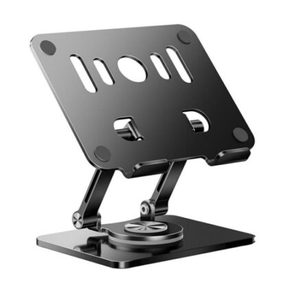 J58 Dual-Rod Foldable Rotating Tablet Stand, Height Adjustable 35 to 200 mm