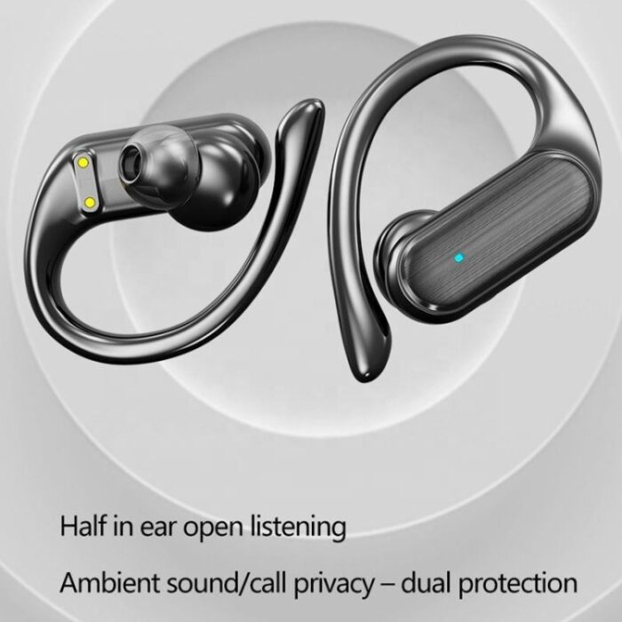 A520 Ear-Hook Sports Earbuds, LED Display Case, Waterproof - Image 5