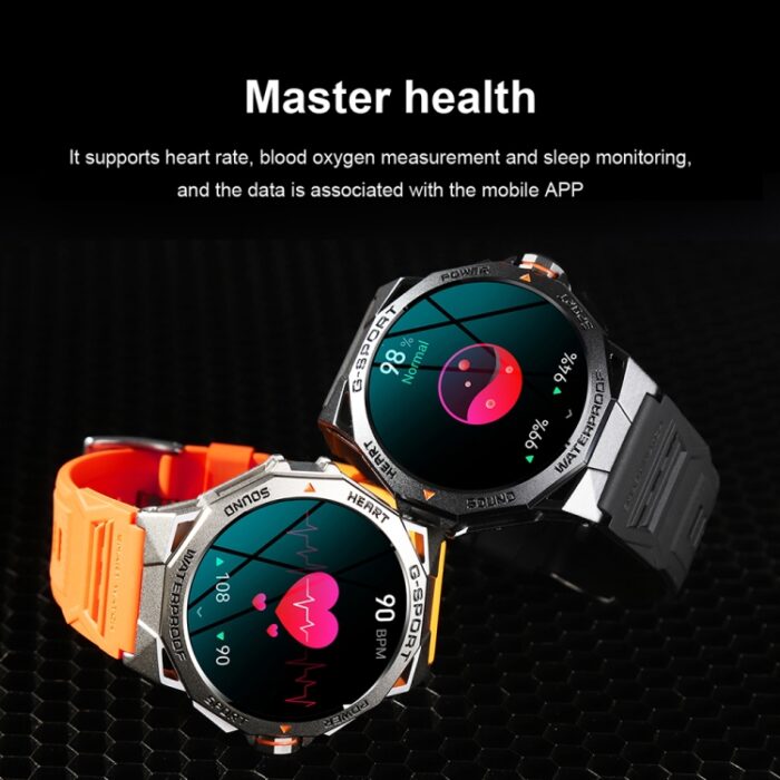K62 1.43" AMOLED Bluetooth Calling Sports Smartwatch, Waterproof - Image 15