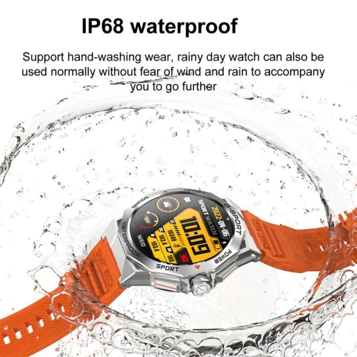 K62 1.43" AMOLED Bluetooth Calling Sports Smartwatch, Waterproof - Image 4